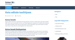 Desktop Screenshot of interno.hu