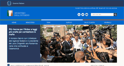 Desktop Screenshot of interno.gov.it